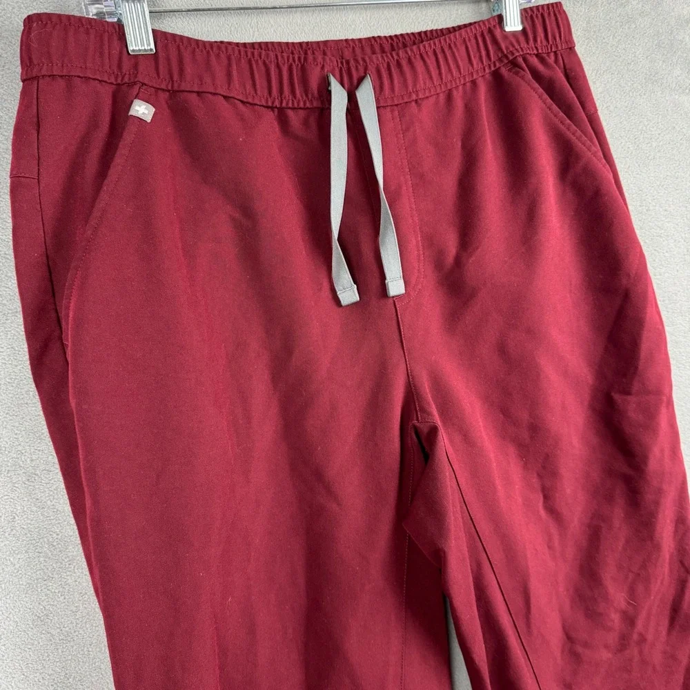Figs Zamora Jogger Scrub Pants Burgundy Maroon MXXSW2004 Mens Medium